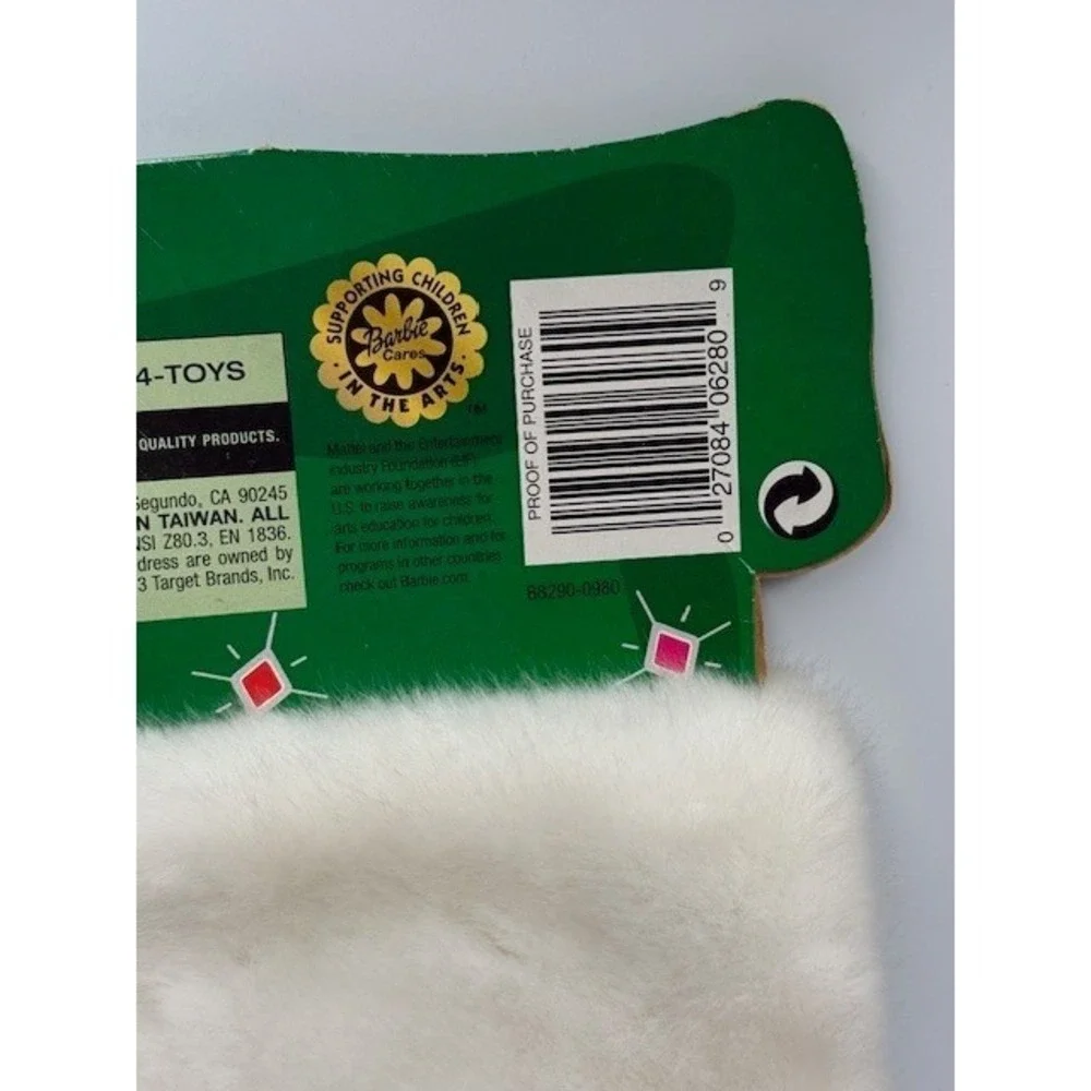 Barbie Holiday Stocking‎ Gift Set 2003 Target Special Edition Doll w/Accessories